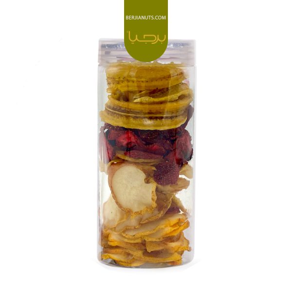 عکس میوه خشک گلابی توت فرنگی موز