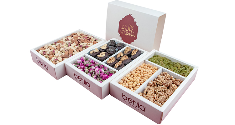 تصویر پک های آجیل سازمانی برجیا