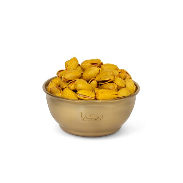 پسته اکبری زعفرانی (لعابی)