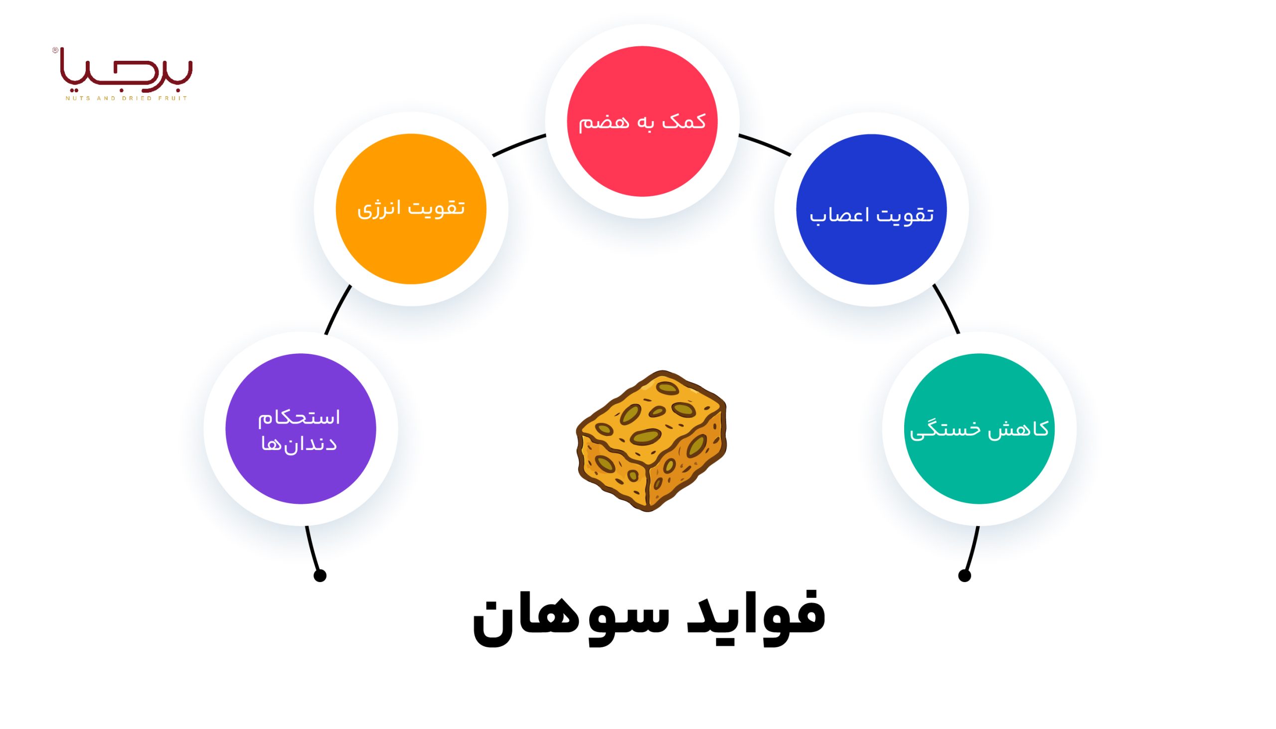 اینفوگرافیک فواید سوهان برجیا