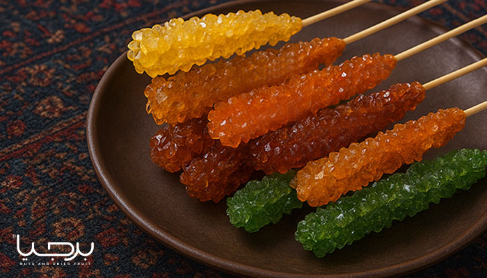 نبات نی دار در طعم های مختلف برجیا